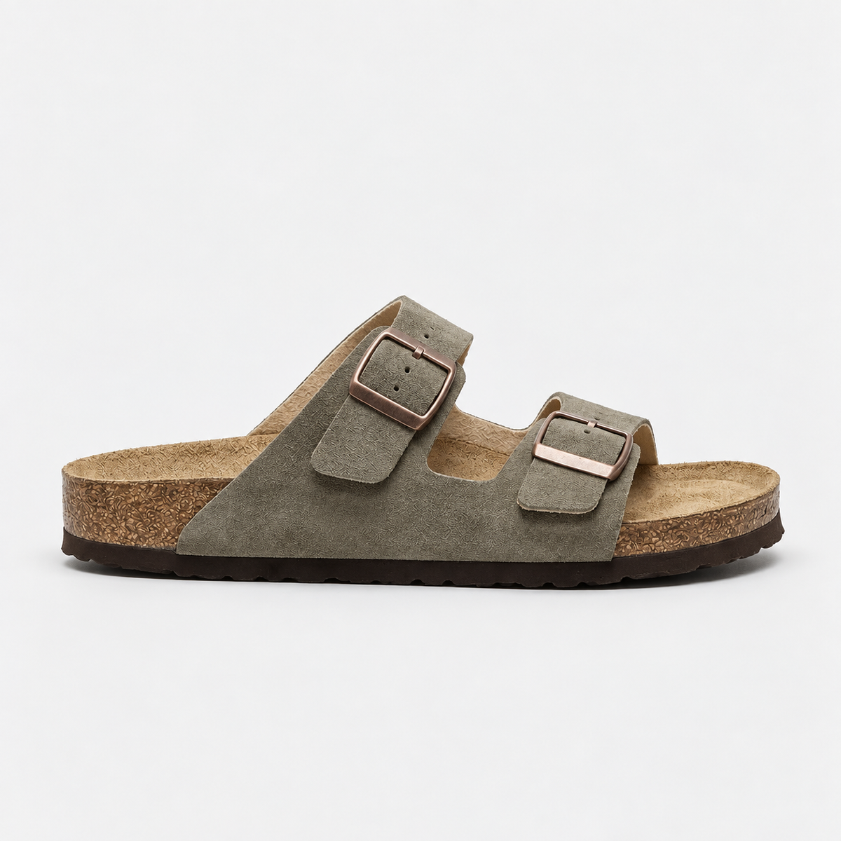 Men's Double Buckle Slide Sandals