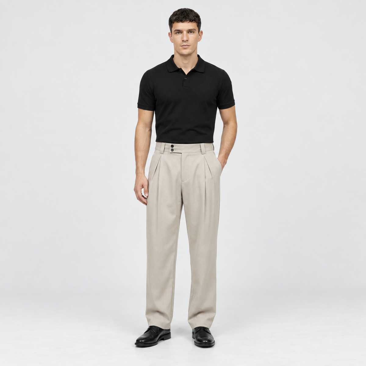 Men’s Pleated Trousers
