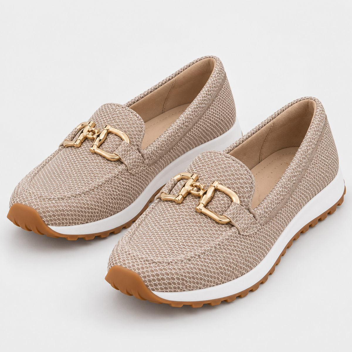 Women's Mesh Knit Orthopedic Comfort Slip-On Loafer Sneakers