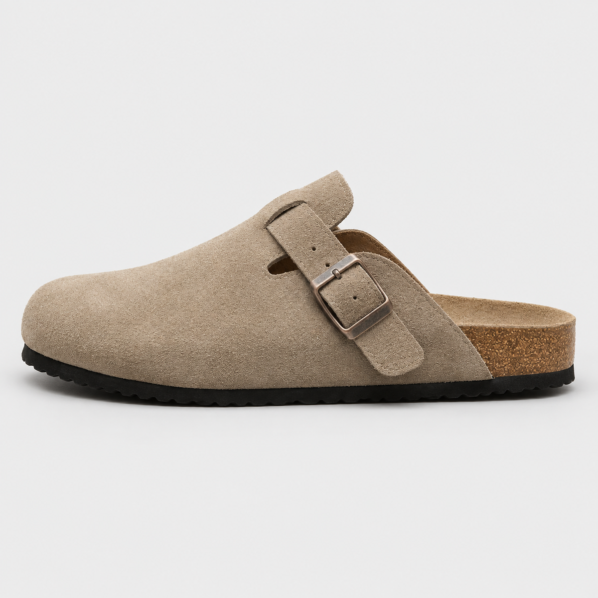 Mens Suede Clogs Slip On