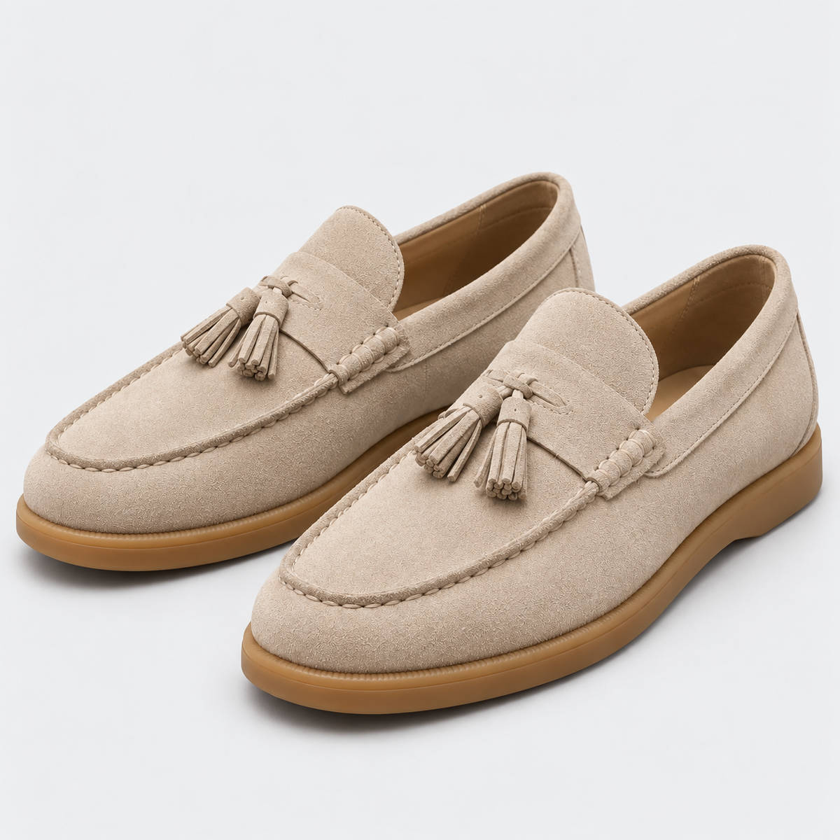 Men's Suede Tassel Loafers
