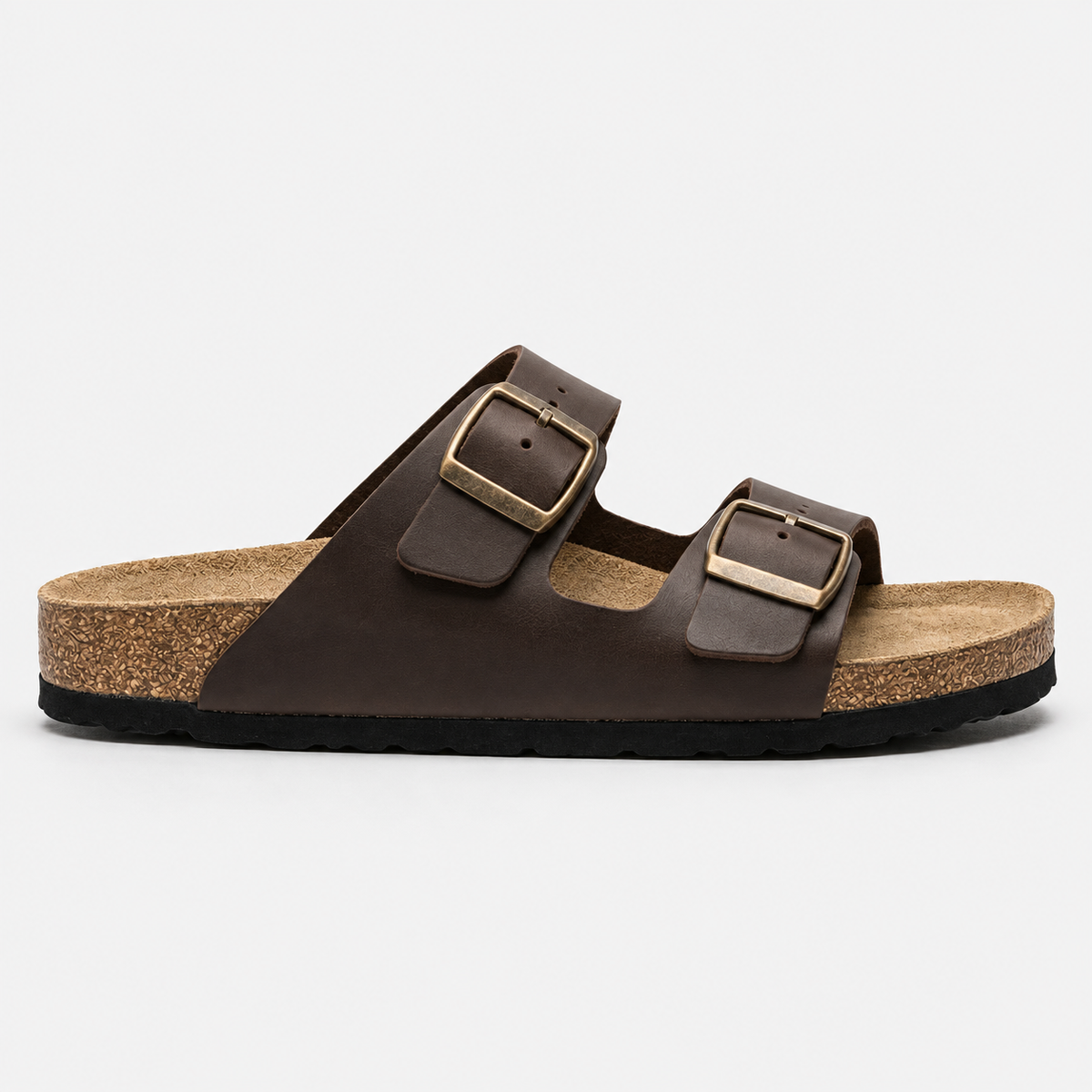 Men's Double Buckle Slide Sandals