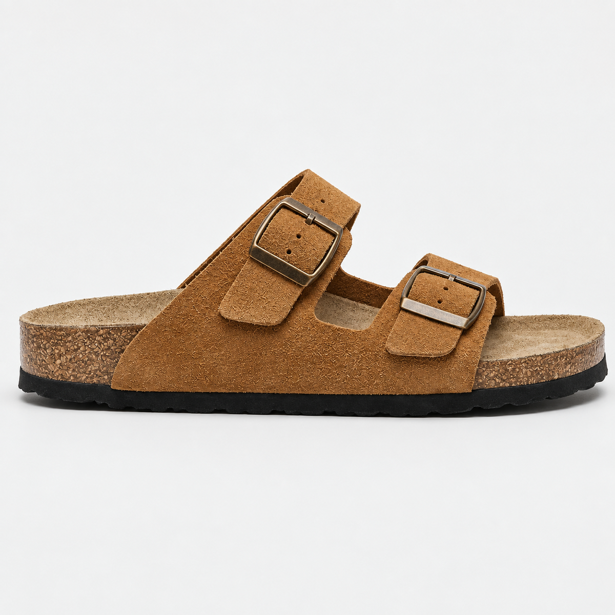 Men's Double Buckle Slide Sandals