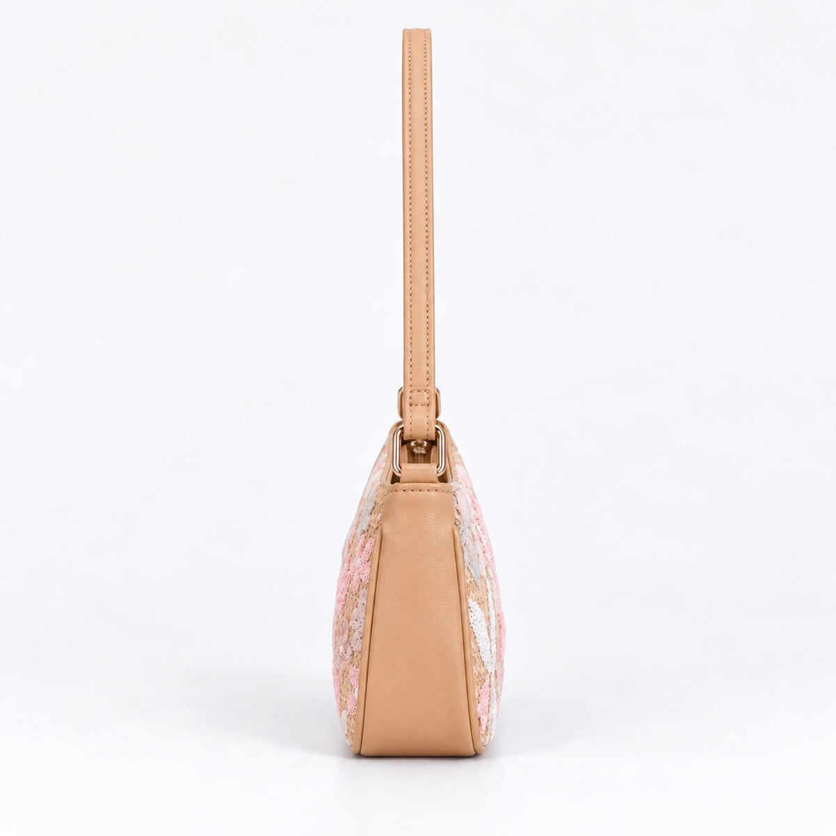 Floral Sequin Shoulder Bag — No. 1 — side view
