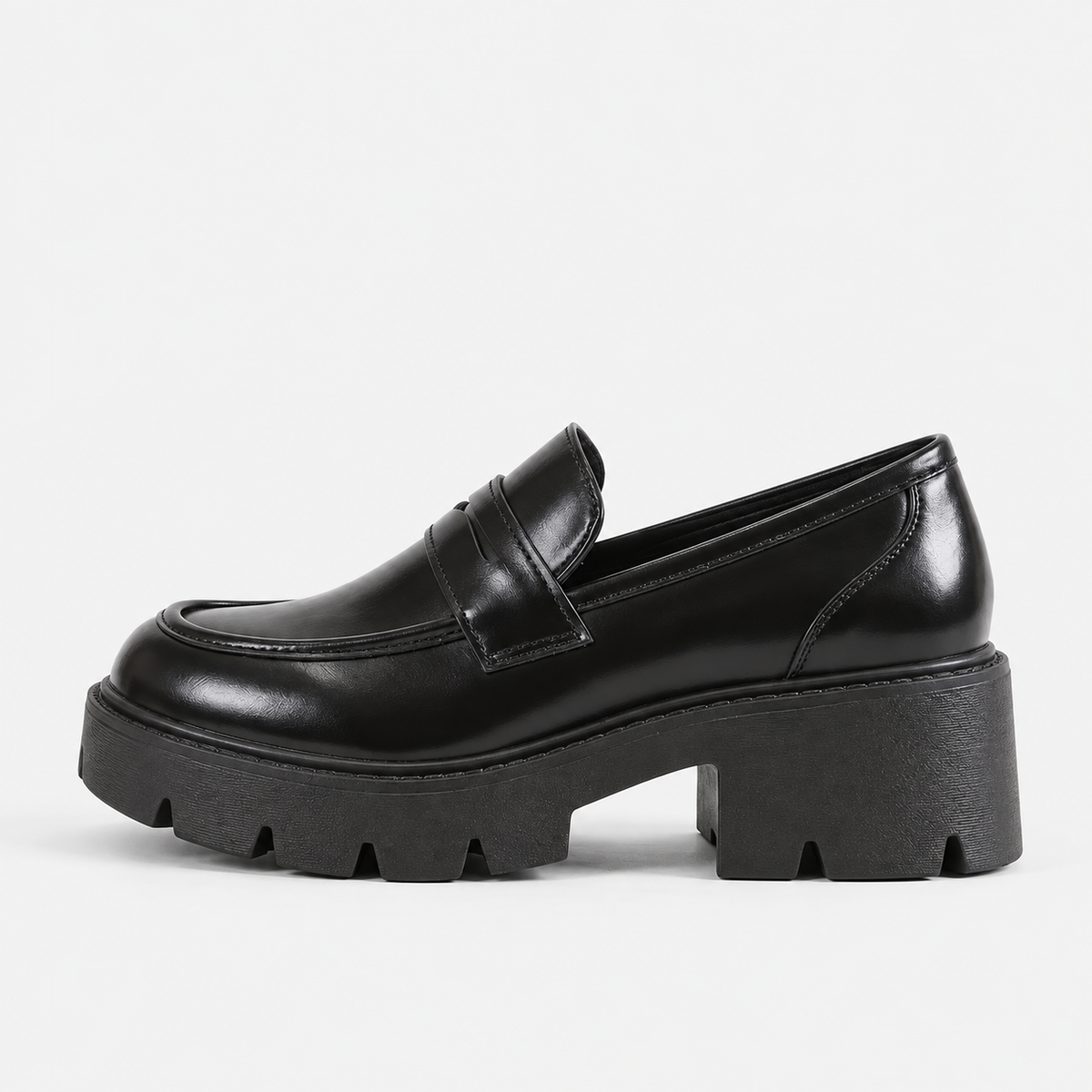 Women's Chunky Platform Penny Loafers
