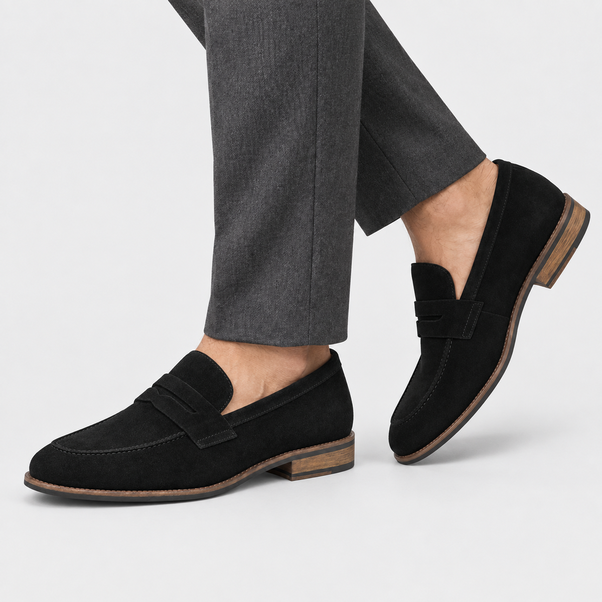Men’s Slip-On Suede Loafers